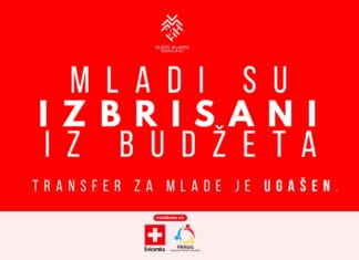 Vijeće mladih: Transfer za mlade uklonjen je iz Budžeta FBiH Vijeće mladih