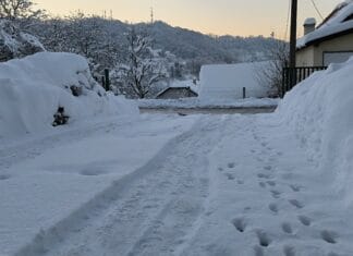 Dan smo počeli na -8, a završavamo sa kišom i na +3 stepena
