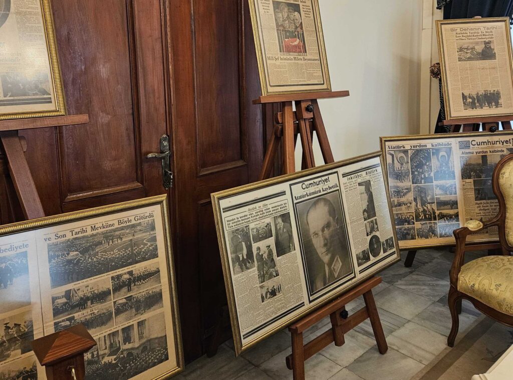 Ataturkova Marmara; Arhivski novinski članci izloženi u Kasr-ı Hümayunu u Kocaeliju