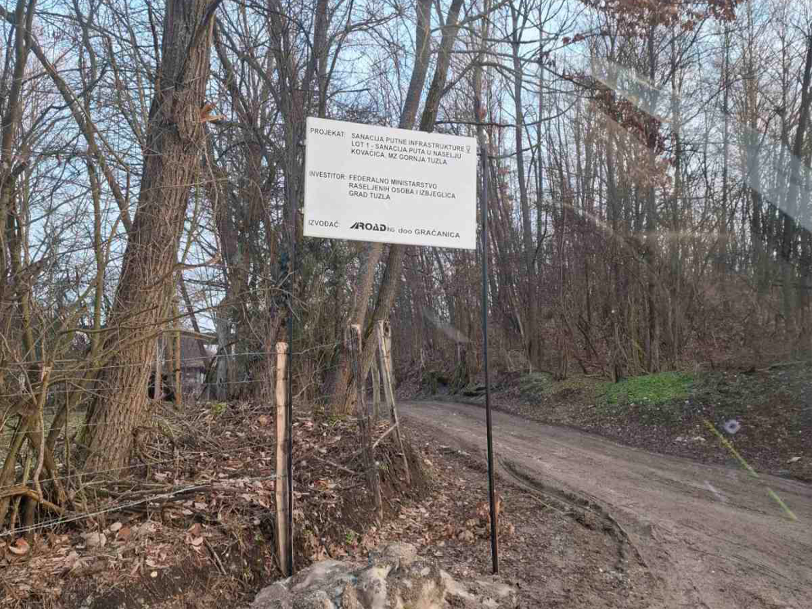 Grad Tuzla sanira put u naselju Kovačica