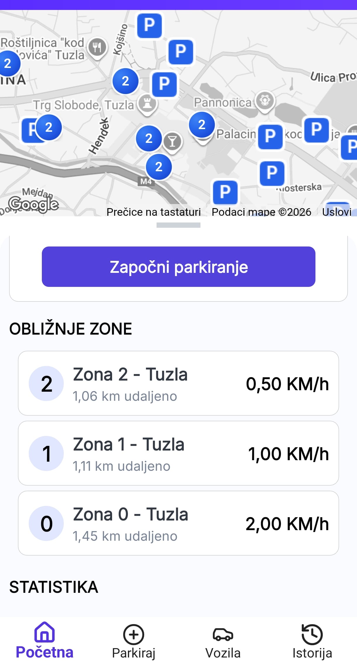 Parking tuzla aplikacija placanje