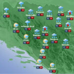 Vremenska prognoza u BiH do kraja sedmice Vremenska prognoza u Bosni i Hercegovini do kraja sedmice donosi stabilne, ali pretežno oblačne prilike