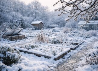 Šta zimi nikako ne raditi u vrtu, zimska bašta pod snijegom i mrazom