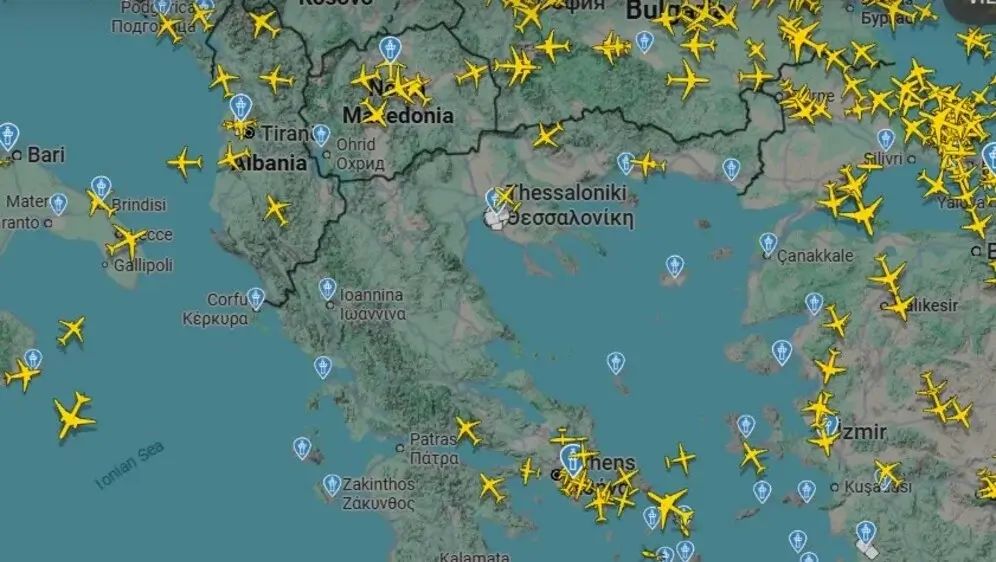 zracni saobracaj-iznad-grcke