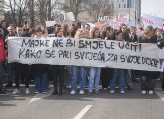 tramvaj, protest