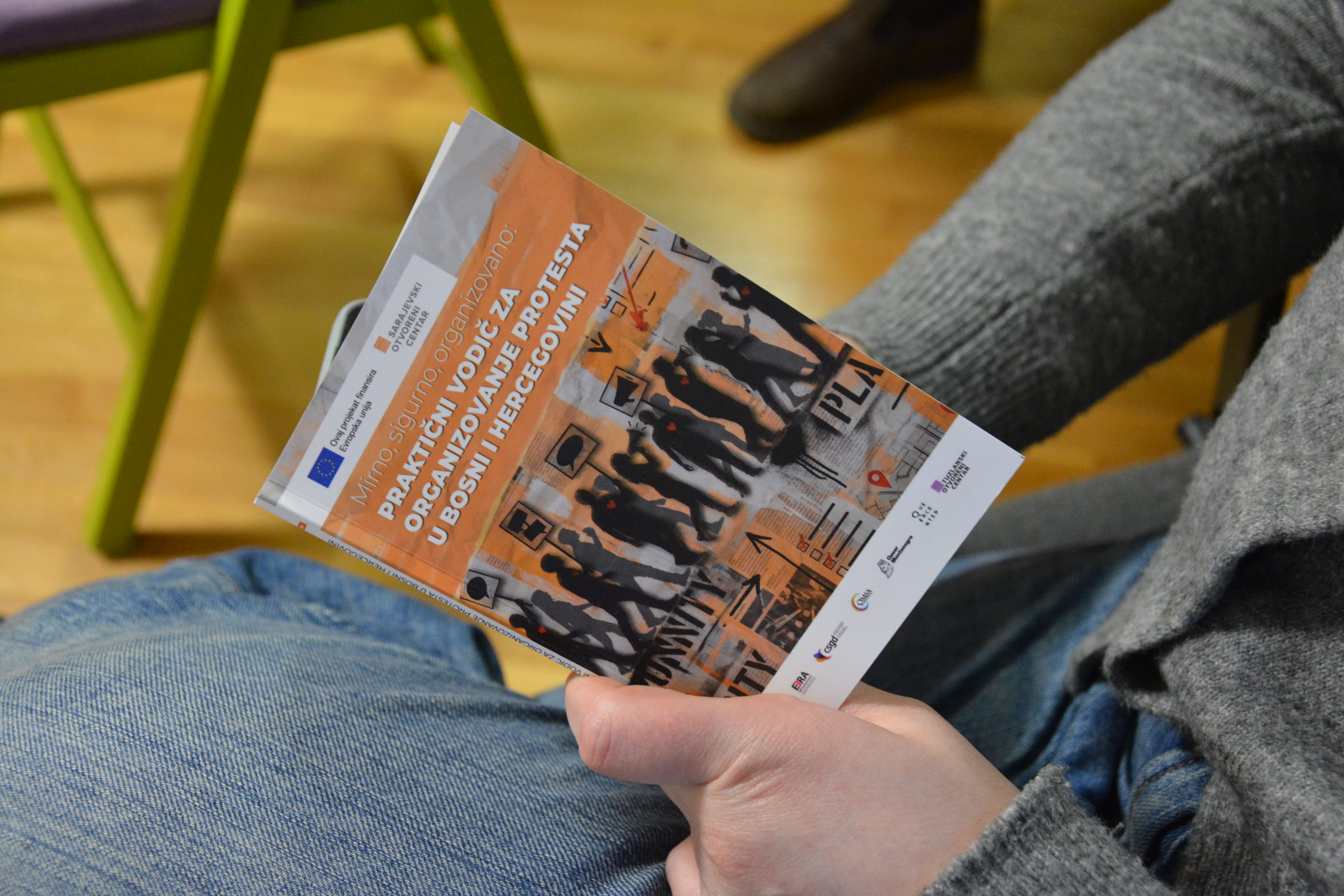 Sarajevski otvoreni centar predstavio vodič za organizovanje protesta u BiH