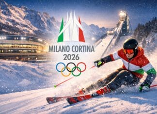 Zimske olimpijske igre Milano 2026 ilustracija borilišta i skijaške discipline