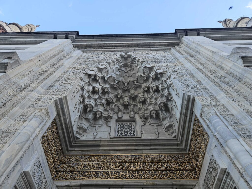 Zeleni kompleks u Bursi, detalj eksterijera Zelene džamije