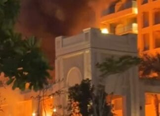 Bliski istok je u plamenu, gori luksuzni hotel u Dubaiju