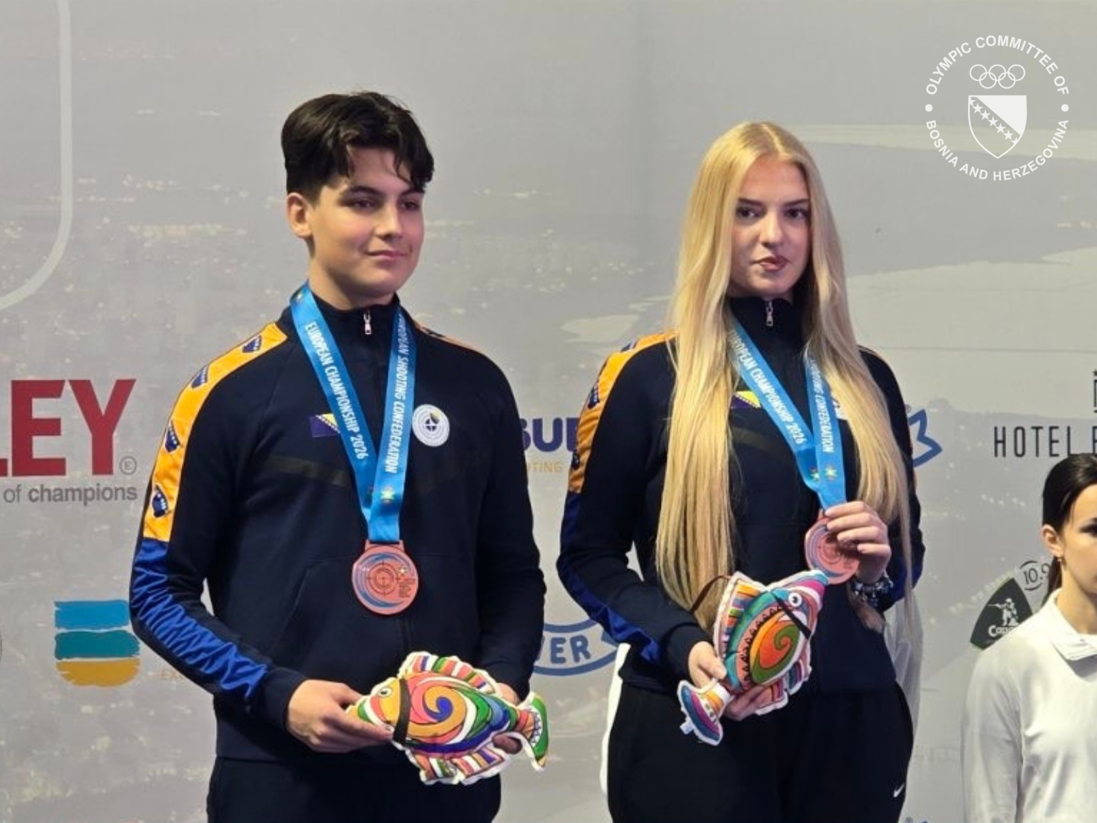 Bronza i evropski rekord za BiH u U18 streljačkom duetu