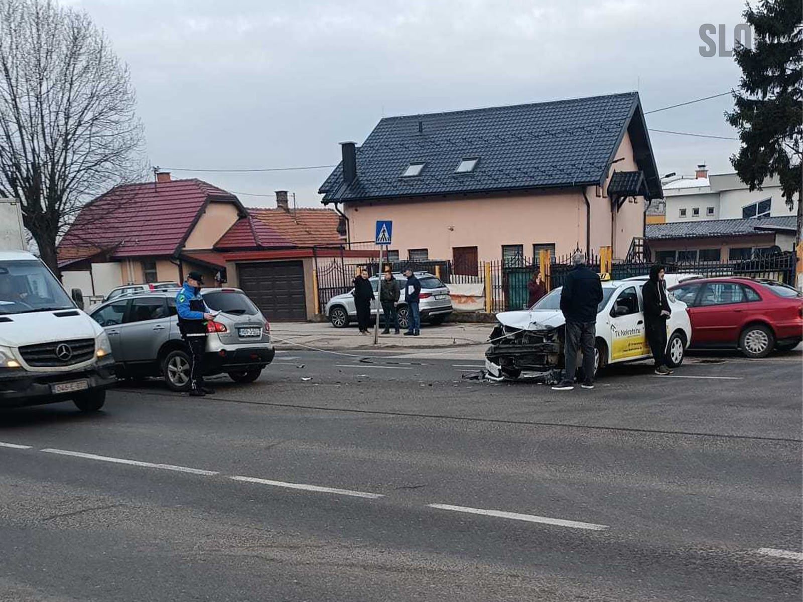 Saobraćajna nesreća u Miladijama, saobraćaj se odvija sporije