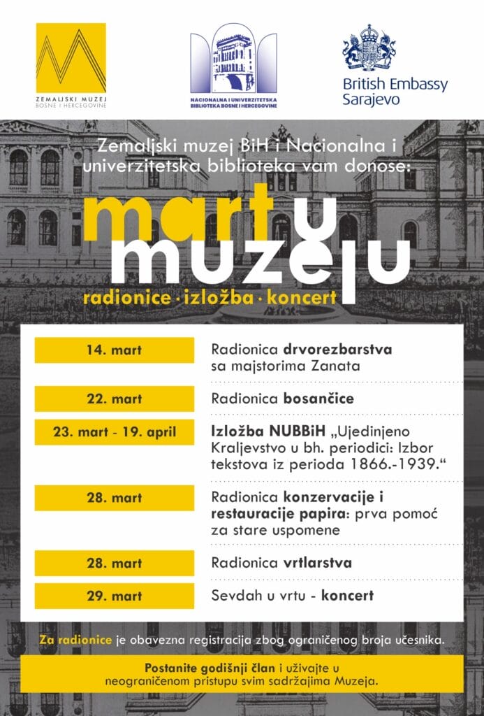 UK podržava jačanje kulturnih institucija i pristupa prirodnoj i kulturnoj baštini BiH