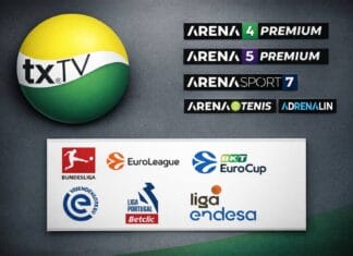 Od 1. aprila dostupni novi Arena Sport kanali u ponudi korisnicima TXTV txtv
