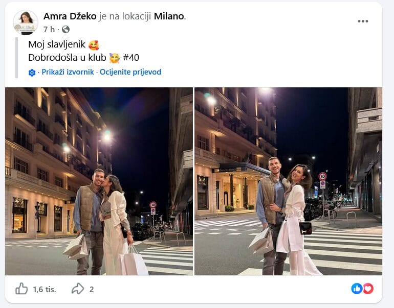 Edin Džeko slavi 40. rođendan