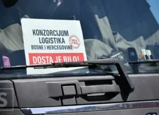 Logistika, protest, protest prevoznika