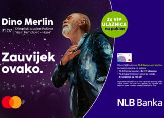 NLB Banka i Mastercard vas vode na spektakl Dine Merlina na Koševu – otvorite račun i osigurajte svoje mjesto