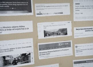 Fotografija sa izložbe slika Rame Tučića pod nazivom: Nemam kud