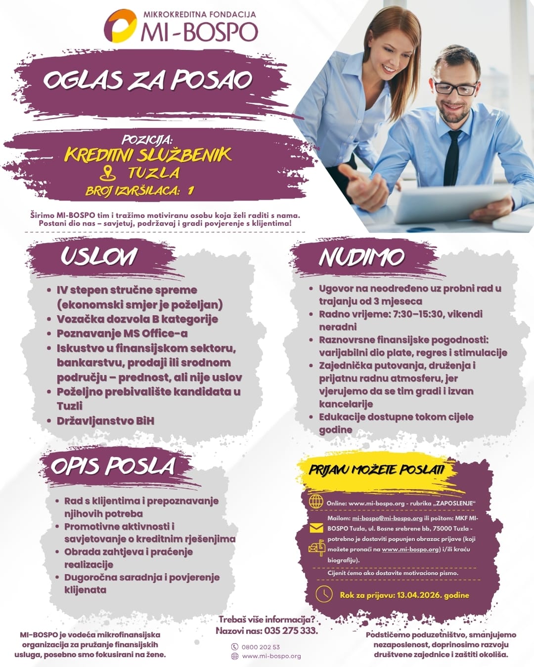 KS Tuzla Web, Ig i Story 03 2026