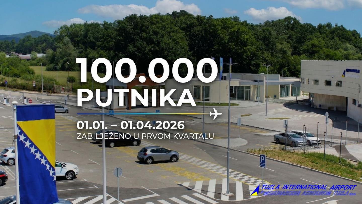 aerodrom Tuzla na krilima Wizz Aira: 100.000 putnika u prvom kvartalu 2026!