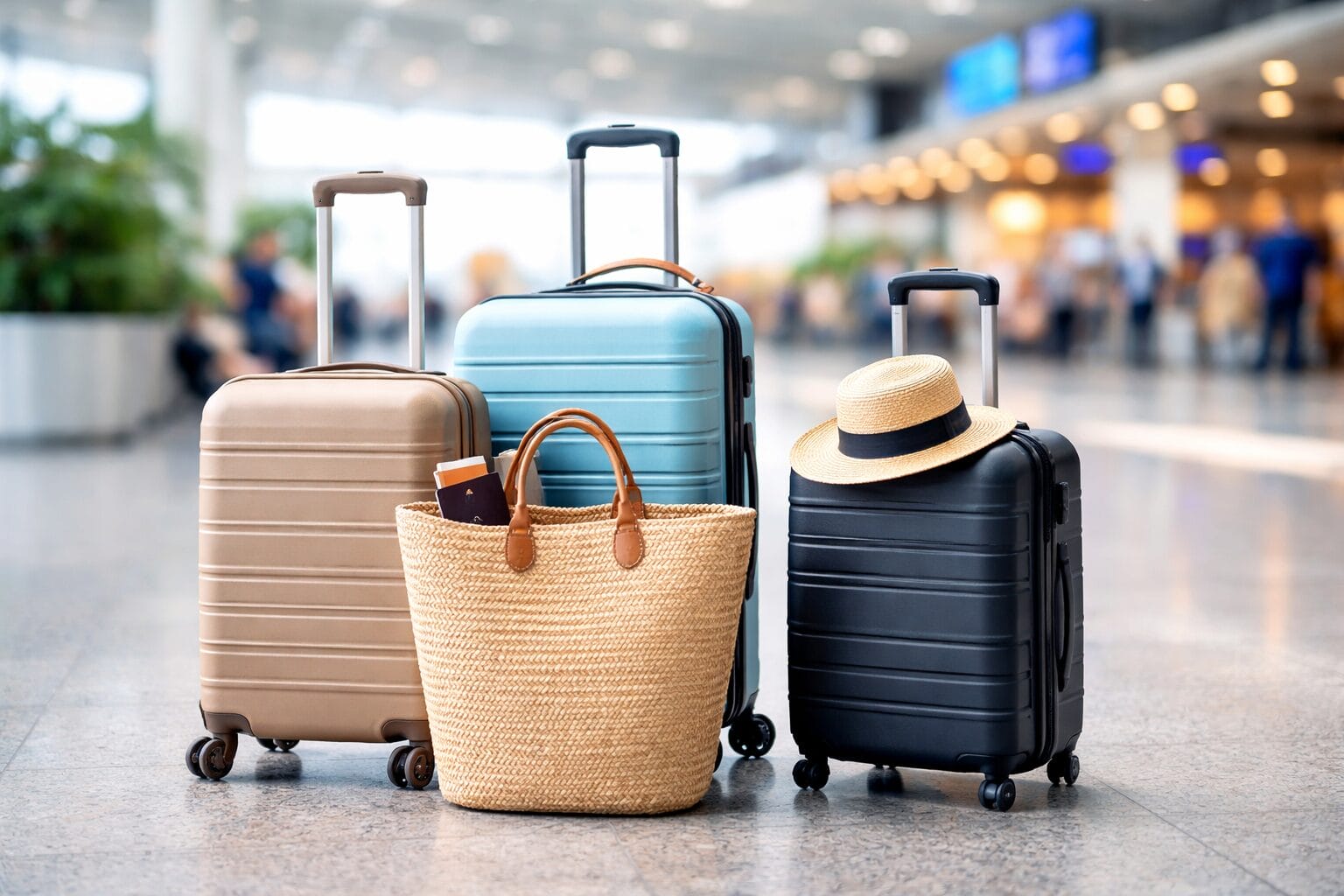 Koferi na aerodromu kao ilustracija za članak kako se spakovati za put