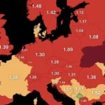 Europa bilježi pad nataliteta, BiH među zemljama s izraženim demografskim padom Mapa nataliteta Europa
