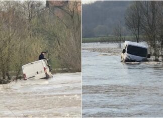 Akcija spašavanja kod Gračanice: Mladići izvučeni iz nabujale rijeke Spreče