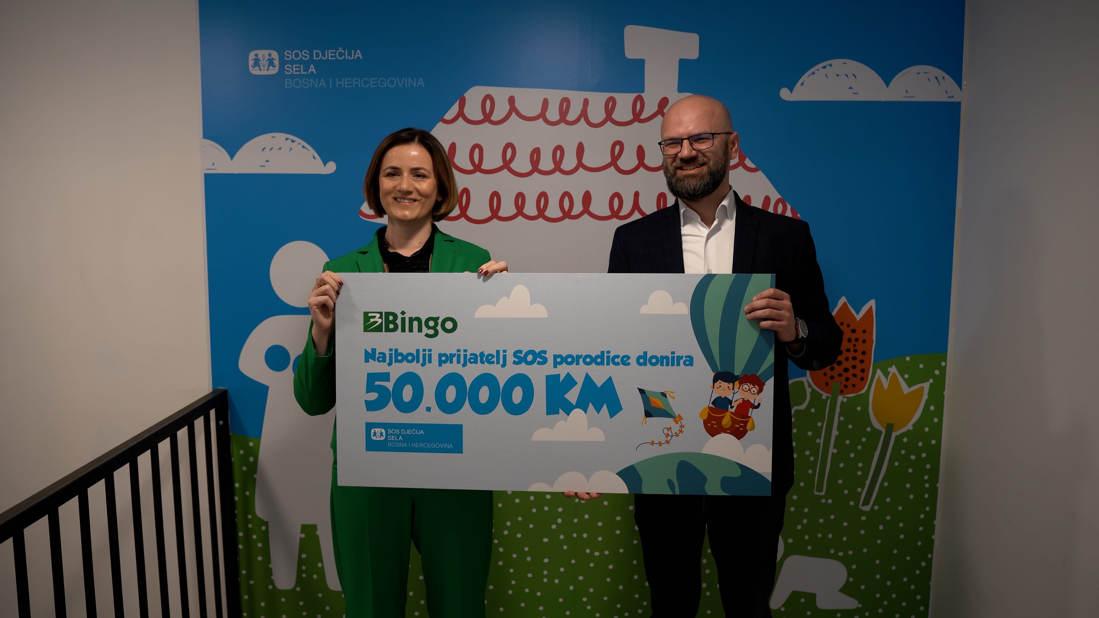 Bingo donirao 50.000 KM SOS Dječijim selima u BiH
