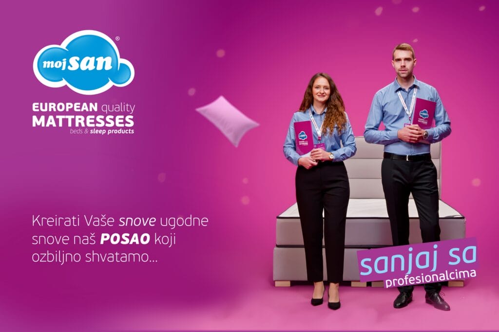 Nova kampanja branda MojSan - Sanjaj sa profesionalcima