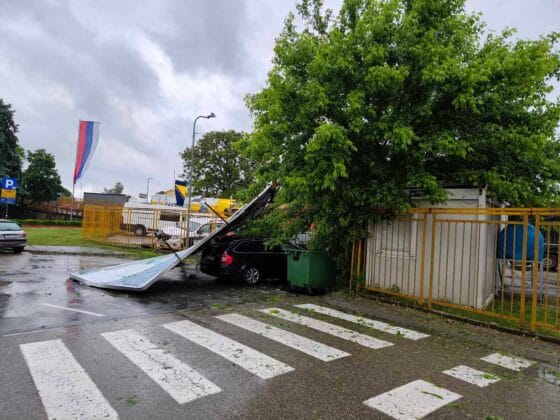 Posljedice nevremena u Gradi&scaron;ci, 12. maj Foto: Radio Televizija Gradi&scaron;ka