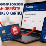 Obrišite podatke o kartici na Bookingu, ilustracija upozorenja za korisnike online rezervacija