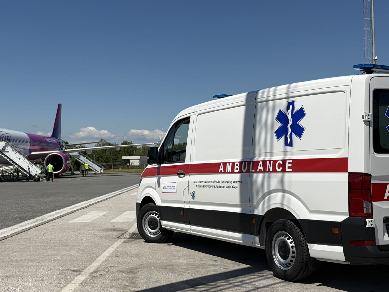 sanitetsko vozilo aerodrom