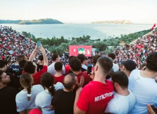 Groznica Svjetskog prvenstva u Turskoj: Utakmice se prate iz antičkog teatra u Kašu Groznica Svjetskog prvenstva u Turskoj: Utakmice se prate iz antičkog teatra u Kašu