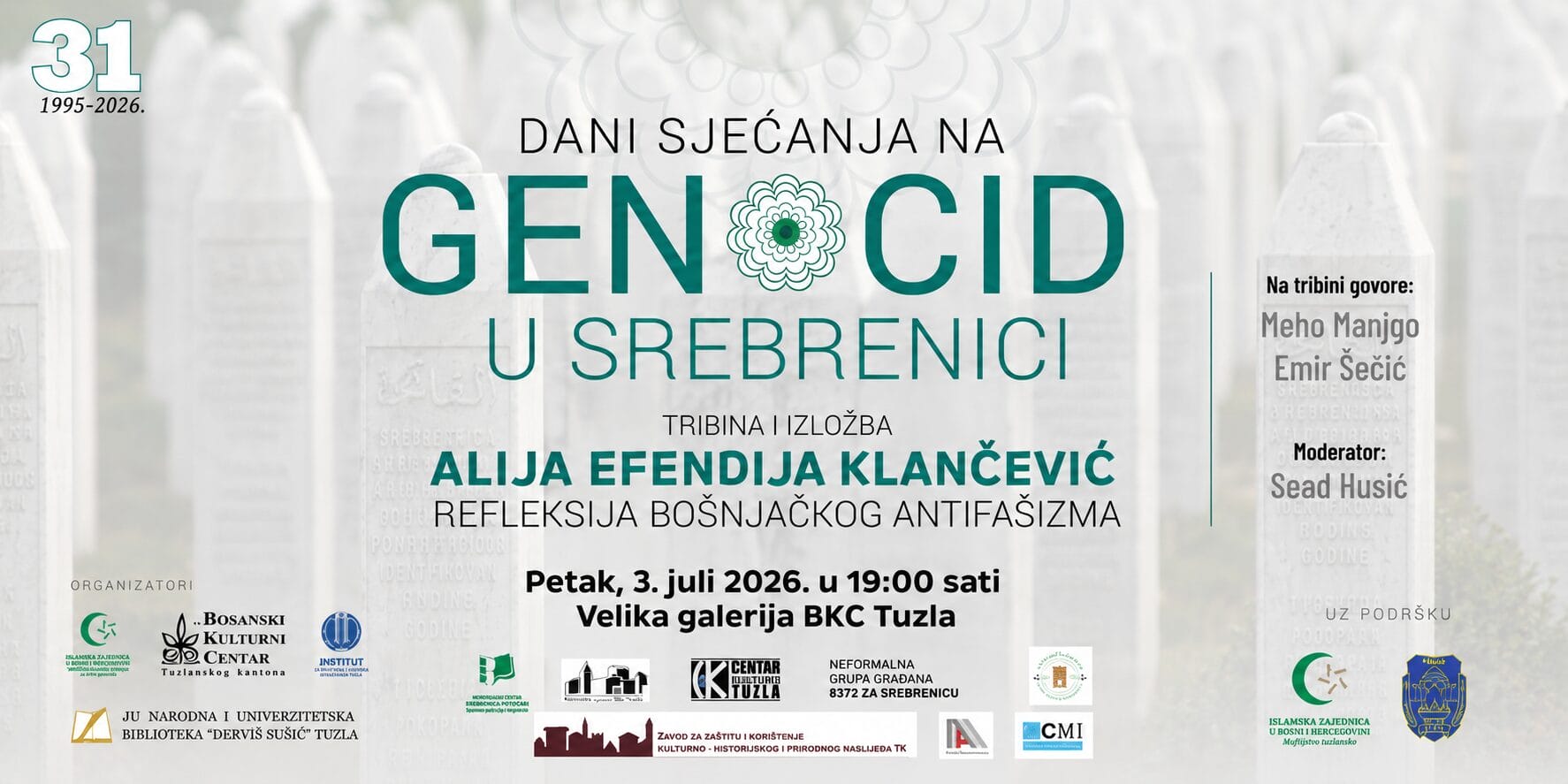 Mirna šetnja 8372 za Srebrenicu i ove godine dio Dana sjećanja