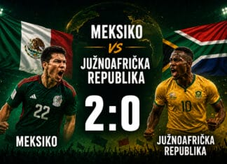 Meksiko pobjedom protiv Južne Afrike otvorio Svjetsko prvenstvo 2026. svjetsko prvenstvo