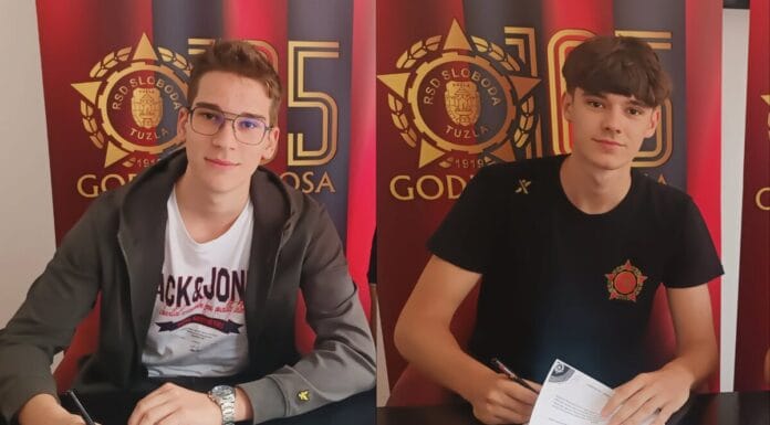Nova dva rukometaša iz omladinskog pogona potpisala za Slobodu Sloboda nastavlja ulagati u mlade rukometaše iz vlastite škole