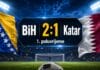 BiH protiv Katara na poluvremenu vodi 2:1