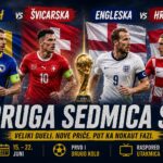 Druga sedmica SP: BiH protiv Švicarske, Engleska i Hrvatska u derbiju grupe L Druga sedmica SP donosi utakmice BiH protiv Švicarske i Engleske protiv Hrvatske
