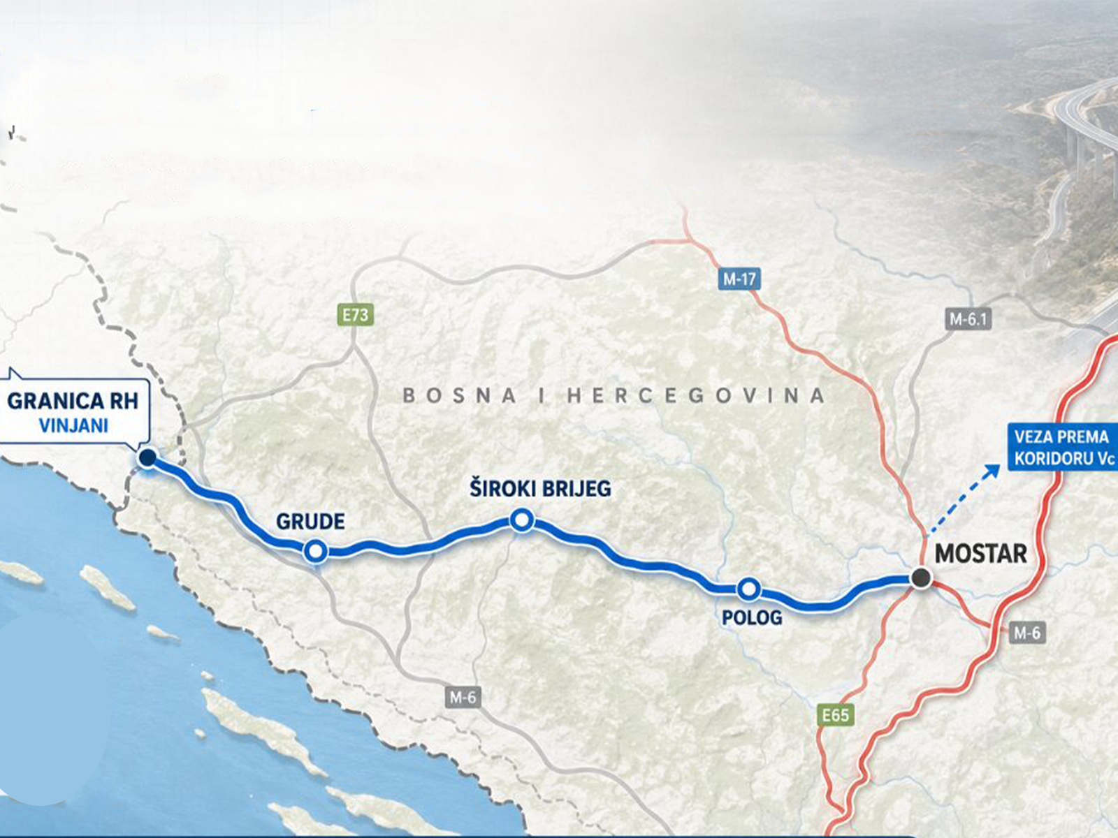 brza cesta mostar Brza cesta Mostar - Široki Brijeg sve bliže realizaciji