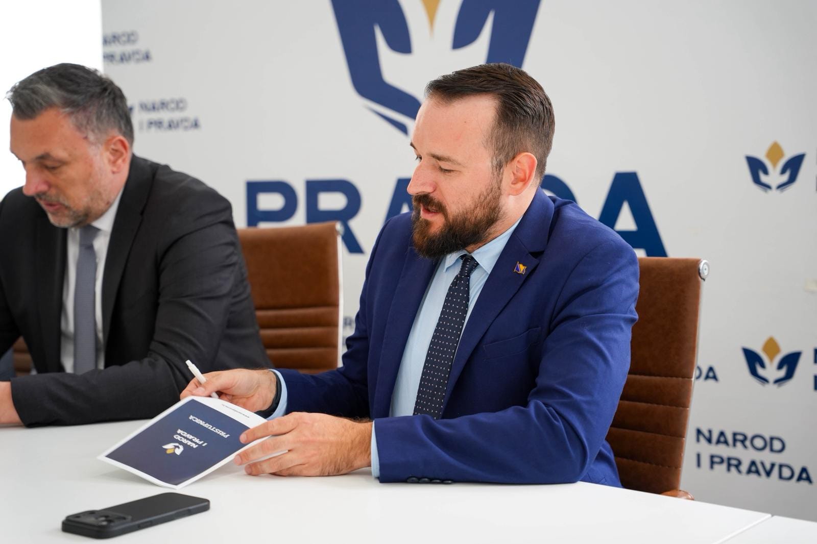 cavalic Admir Čavalić i Suad Hadžić novi članovi Naroda i Pravde
