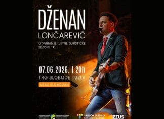 Večeras koncert Dženana Lončarevića na Trgu slobode Koncert Dženana Lončarevića 7. juna na Trgu slobode u Tuzli