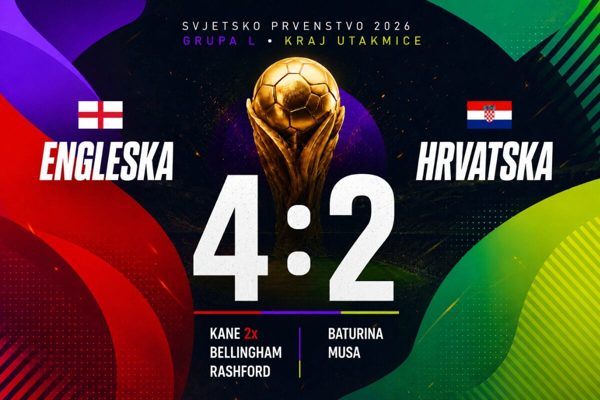 engleska hrvatska2 Englezi nakon spektakla slomili otpor Vatrenih
