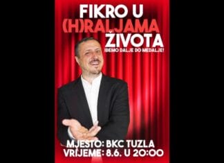 Komedija “Fikro u (h)raljama života” večeras u BKC-u Tuzla
