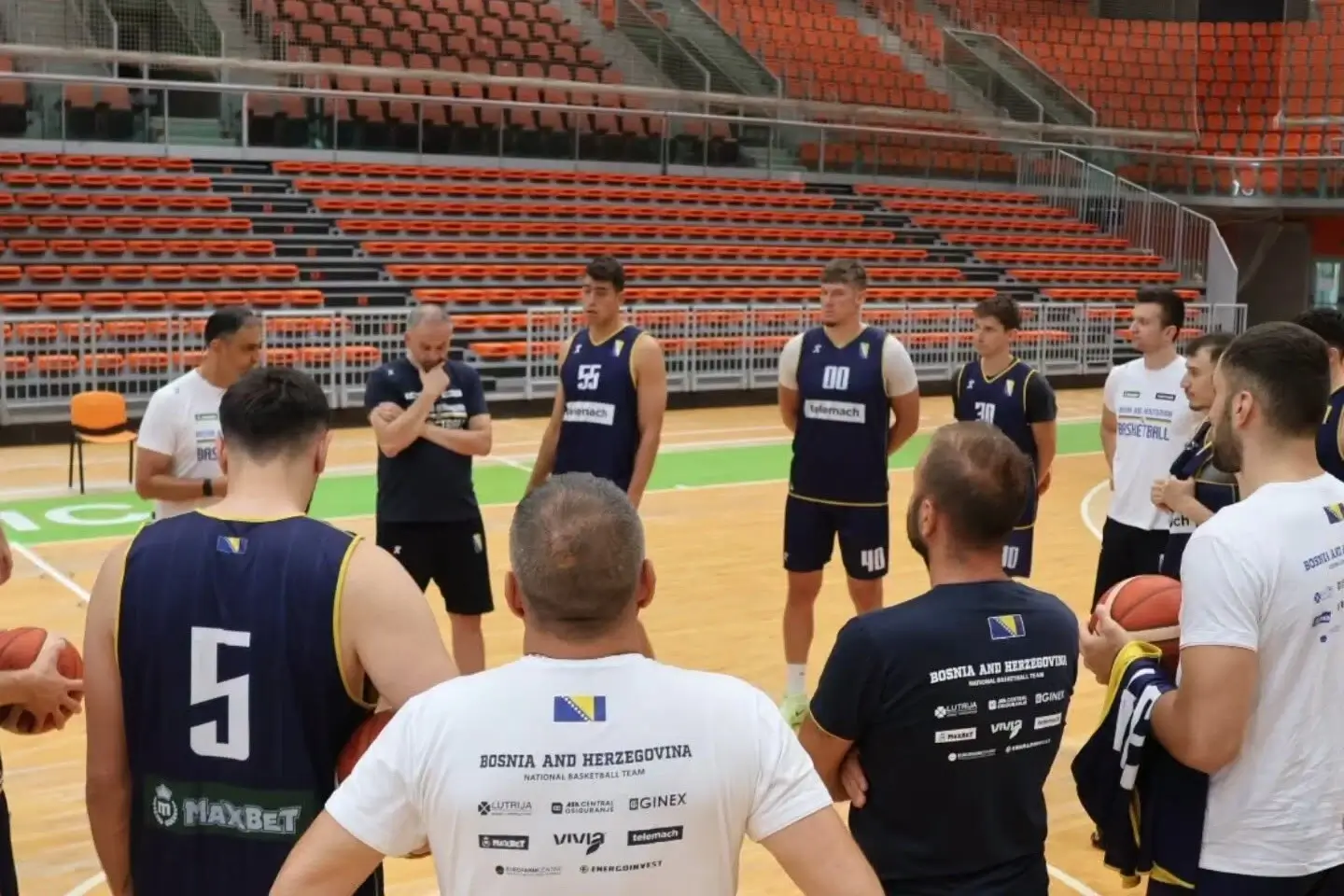 kosarkasi Košarkaši BiH treniraju u Zenici pred duel sa Turskom