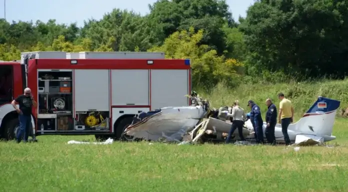 Četiri osobe poginule u padu aviona kod Medulina Foto: Sasa Miljevic / Pixsell / Avionska nesreća u Medulinu