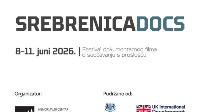 U Srebrenici počinje drugo izdanje festivala dokumentarnog filma SrebrenicaDocs Drugo izdanje festivala dokumentarnog filma SrebrenicaDocs počinje danas u Memorijalnom centru Srebrenica, uz 18 filmova i besplatan ulaz.