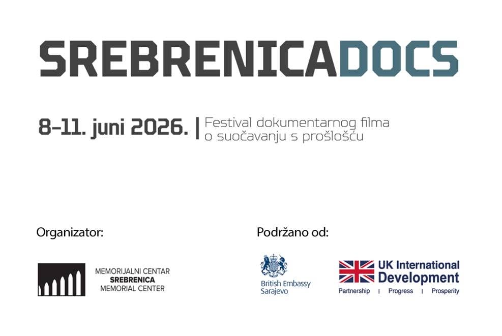 srebrenicadocs Drugo izdanje festivala dokumentarnog filma SrebrenicaDocs počinje danas u Memorijalnom centru Srebrenica, uz 18 filmova i besplatan ulaz.