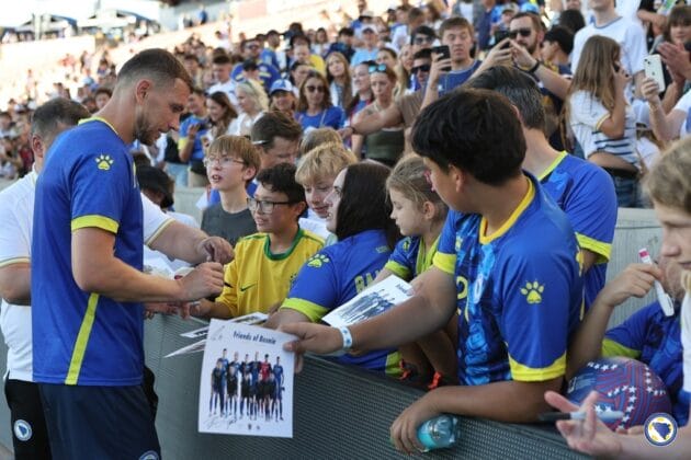 Zmajevi trenirali u Salt Lake Cityju uz podr&scaron;ku navijača FOTO: FS BIH