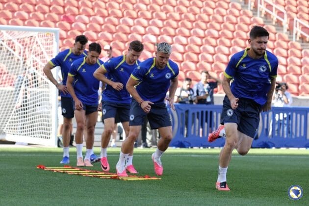 Zmajevi trenirali u Salt Lake Cityju uz podr&scaron;ku navijača FOTO: FS BIH