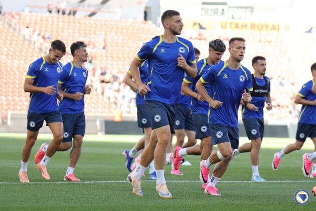 Zmajevi trenirali u Salt Lake Cityju uz podr&scaron;ku navijača FOTO: FS BIH