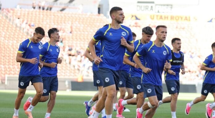 Zmajevi trenirali u Salt Lake Cityju uz podršku navijača FOTO: FS BIH